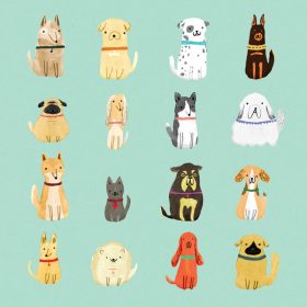 Trend képeslap - Kutyás