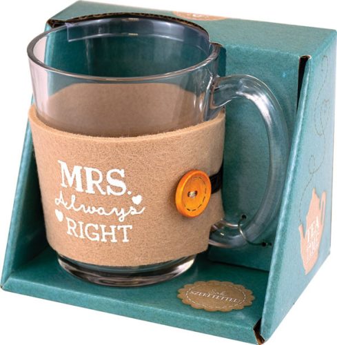 Tea Time bögre -  Mrs. Always right