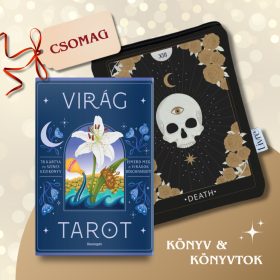 Virág tarot | Tarot Death Könyvtok csomag
