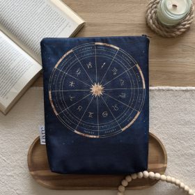 Horoszkópos könyvtok - Cipzáras 