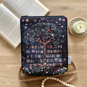 A Tudás Fája könyvtok XXL  - Cipzáras