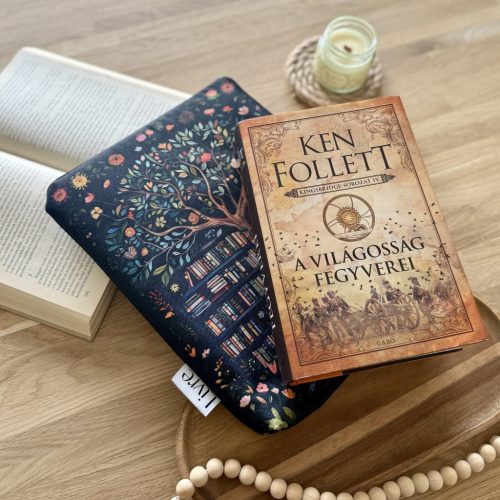 A Tudás Fája könyvtok XXL  - Cipzáras