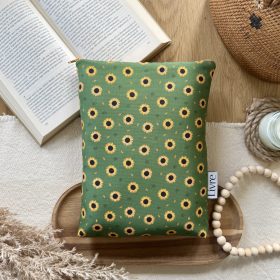 Napraforgó könyvtok - Cipzáras