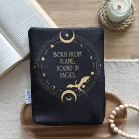 Sárkányos könyvtok XXL - Cipzáras 