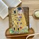 Klimt Kiss könyvtok - Cipzáras