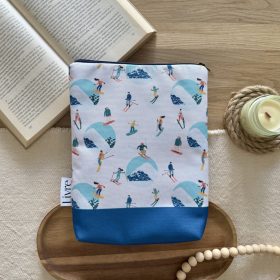 Síelős könyvtok - Cipzáras 