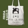 Frida Kahlo vászontáska - biopamut
