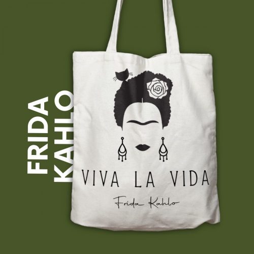 Frida Kahlo vászontáska - biopamut