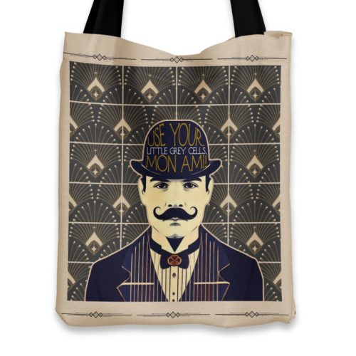 Poirot - Art deco vászontáska