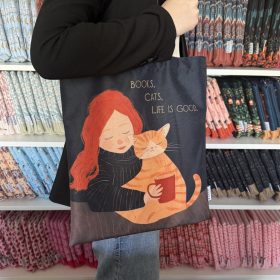 Books and Cats vászontáska